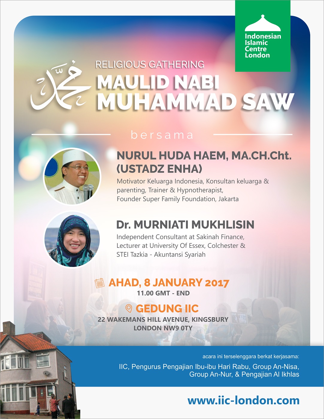 Maulid Nabi di London diisi Barzanji  Indonesian Islamic 